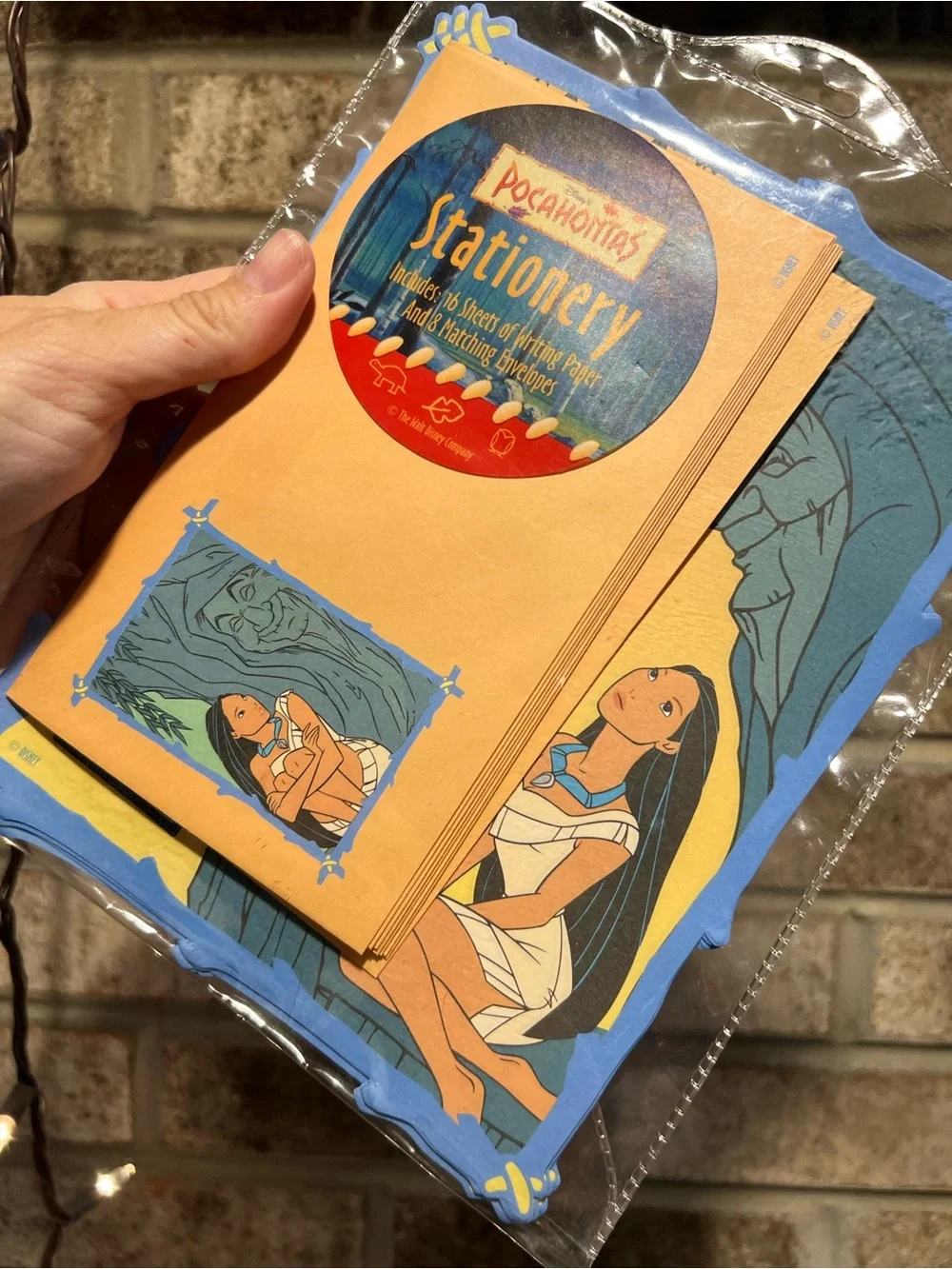 Disney Pocahontas Stationery Set